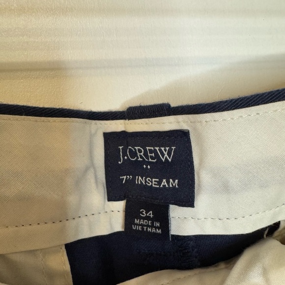 J Crew Men's 7” Navy Blue Dock Short in Stretch Chino F1.2 - Picture 4 of 12